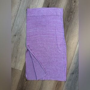 Free People Lavender Knit Skirt